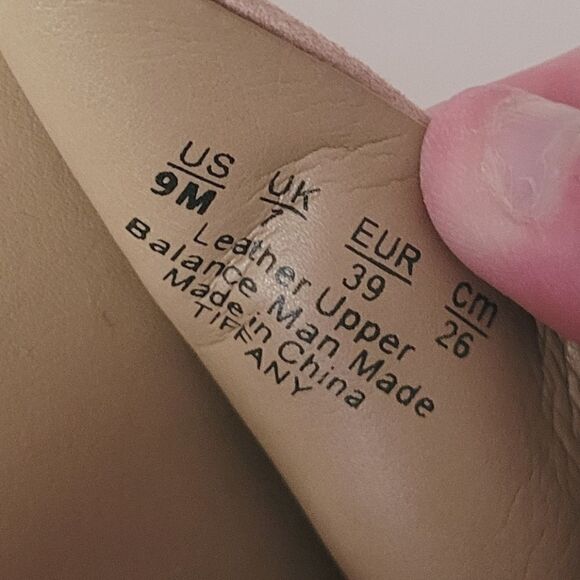 Franco Sarto Tiffany Crisscross Wedges in Blush Pink Size 9 - Picture 3 of 9